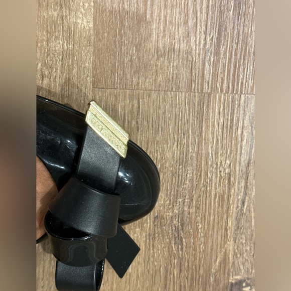 Pre-Owned Bow detail flat shoes in black - Picture 7 of 7